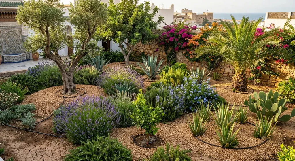 Calendrier jardinage à Tanger pour l’entretien d’un jardin méditerranéen