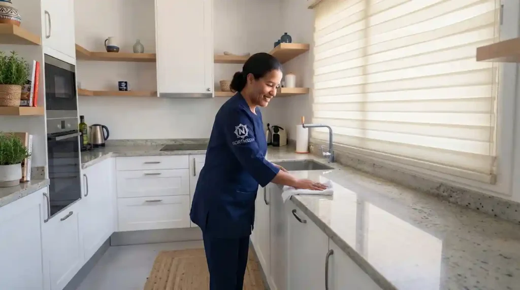 Service de ménage professionnel à Tanger - Nettoyage cuisine Northserv